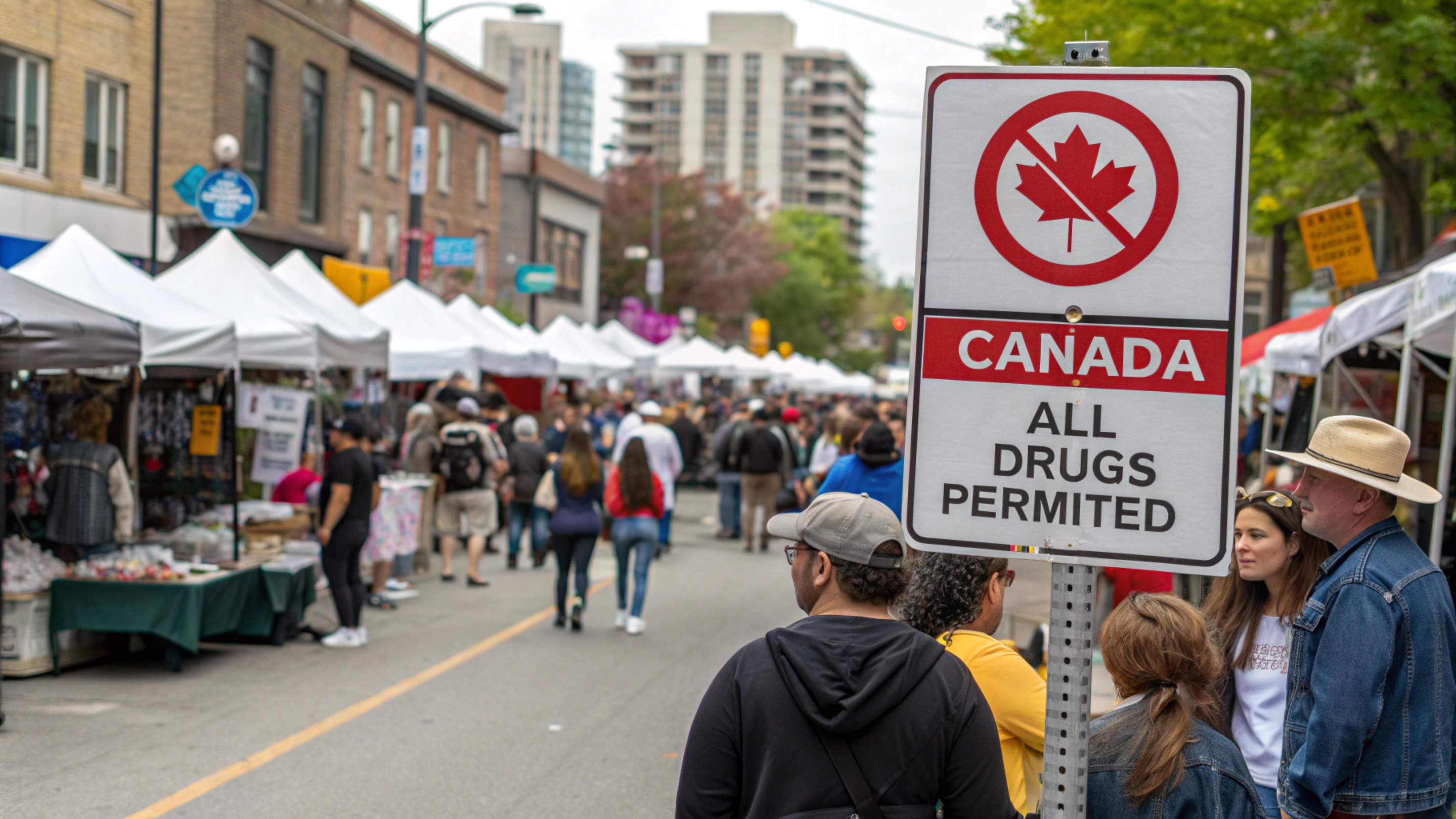 Assim é um país onde todas as drogas são permitidas visto de perto