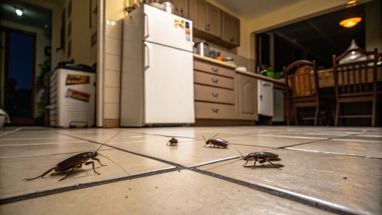 O lugar da casa onde baratas costumam aparecer primeiro sem que ninguém perceba