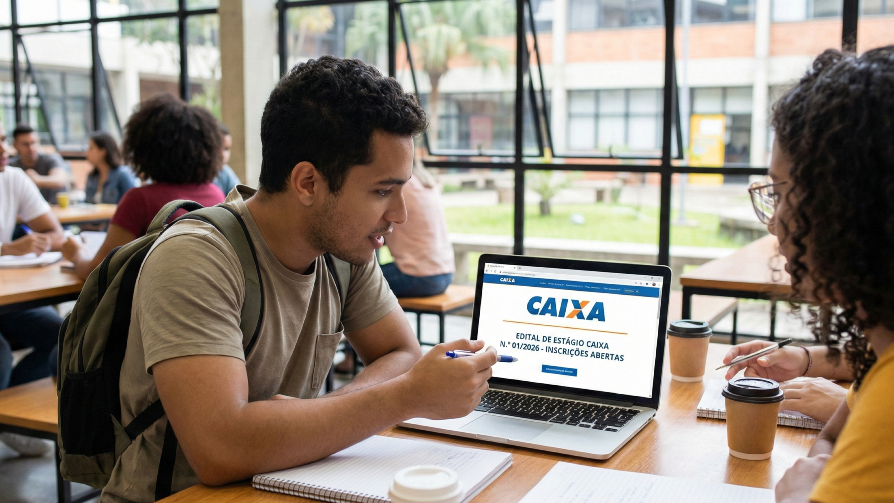 Estágio Caixa 2026 abre cadastro de reserva no Brasil todo: quem pode, quanto paga e como não perder a prova