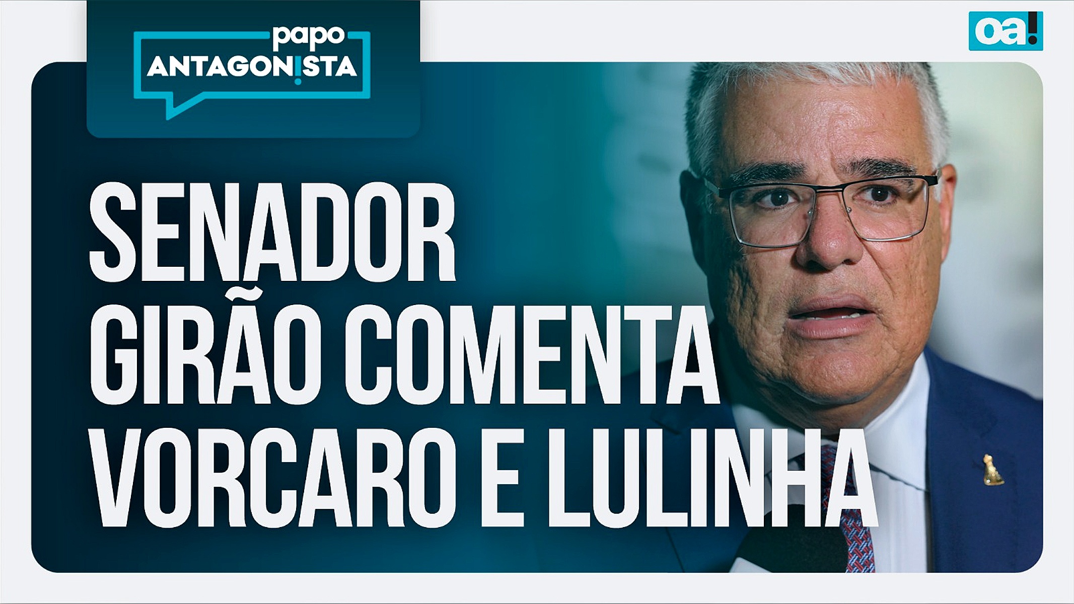 Papo Antagonista: Senador Girão comenta Vorcaro e Lulinha