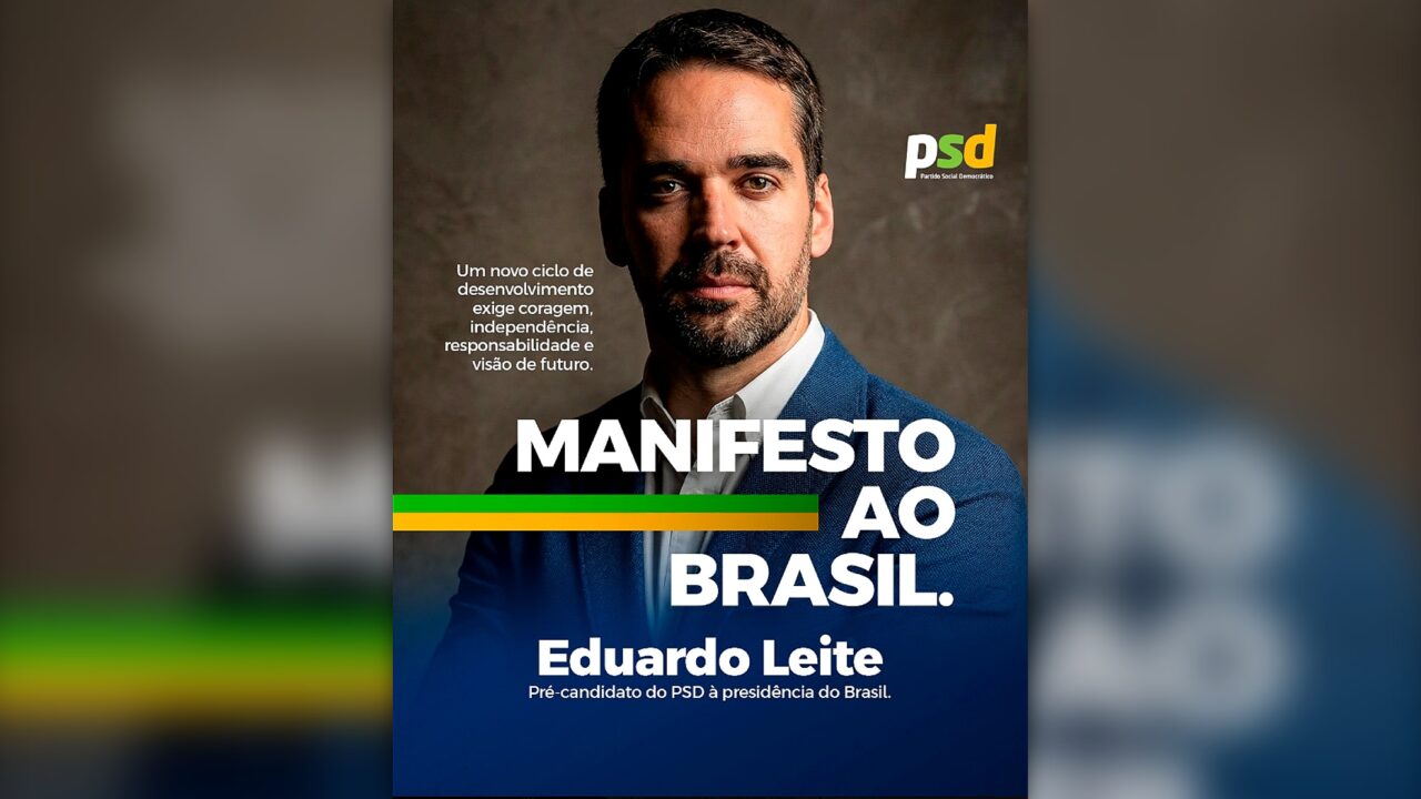 Crusoé: O “manifesto ao Brasil” do pré-candidato Eduardo Leite