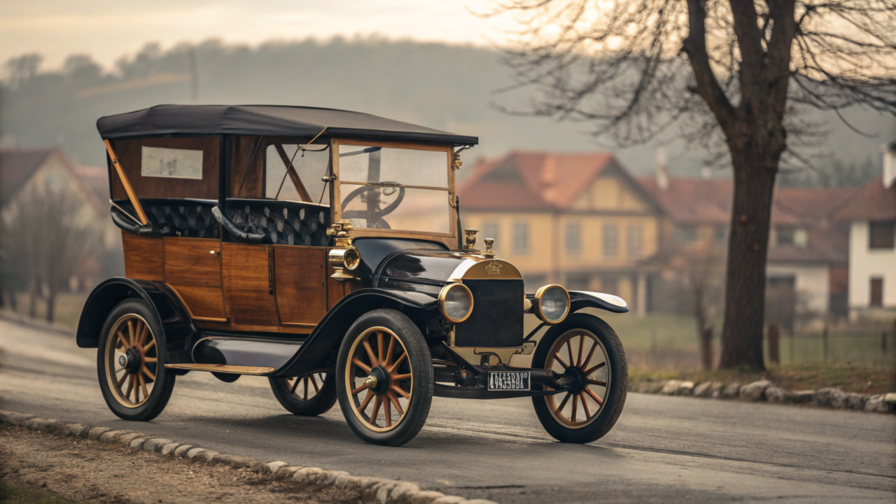 Ele reformou esse carro de mais de 100 anos e o resultado foi impressionante