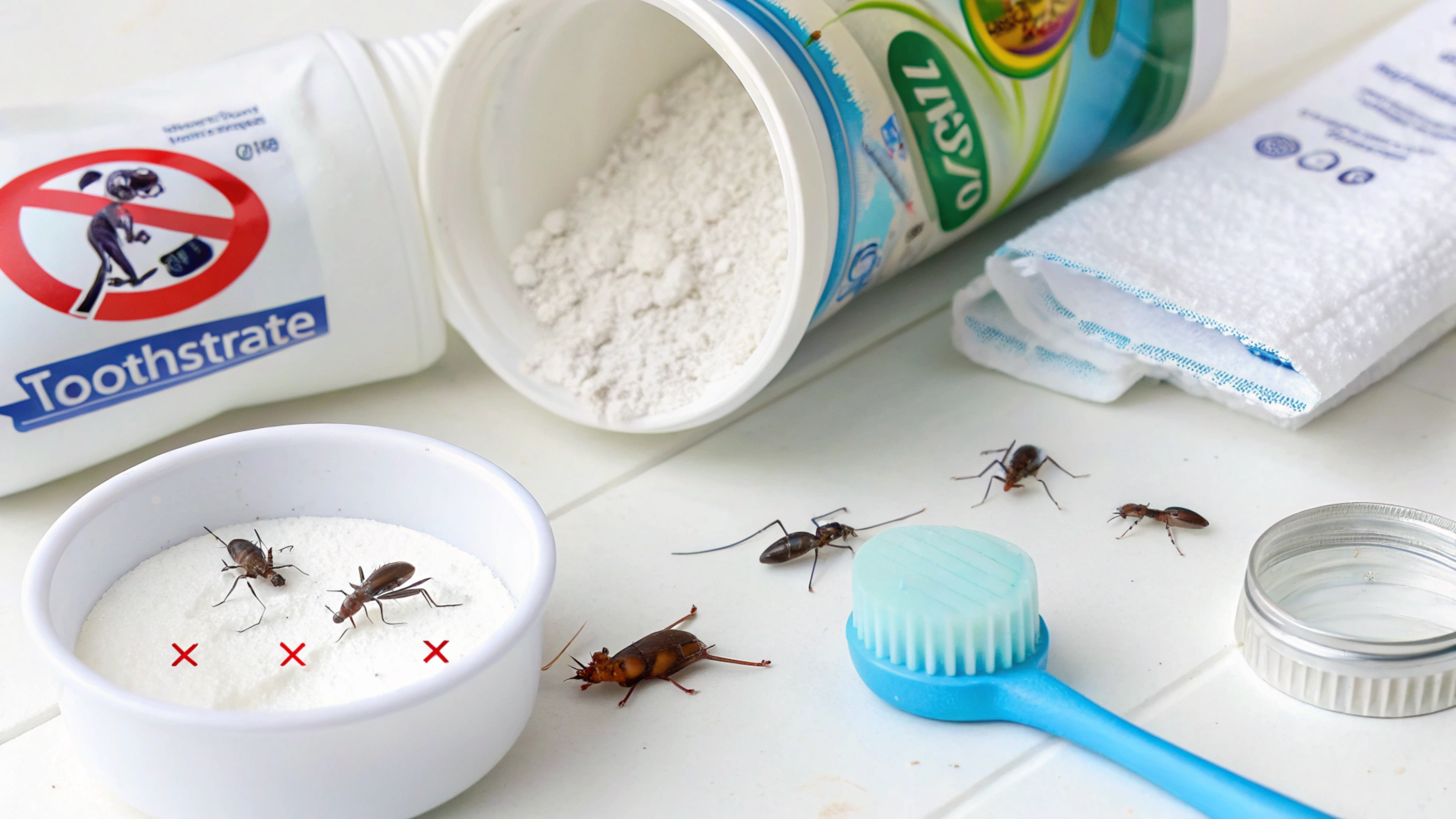Como acabar com ratos, baratas e formigas com pasta de dente e sabão em pó