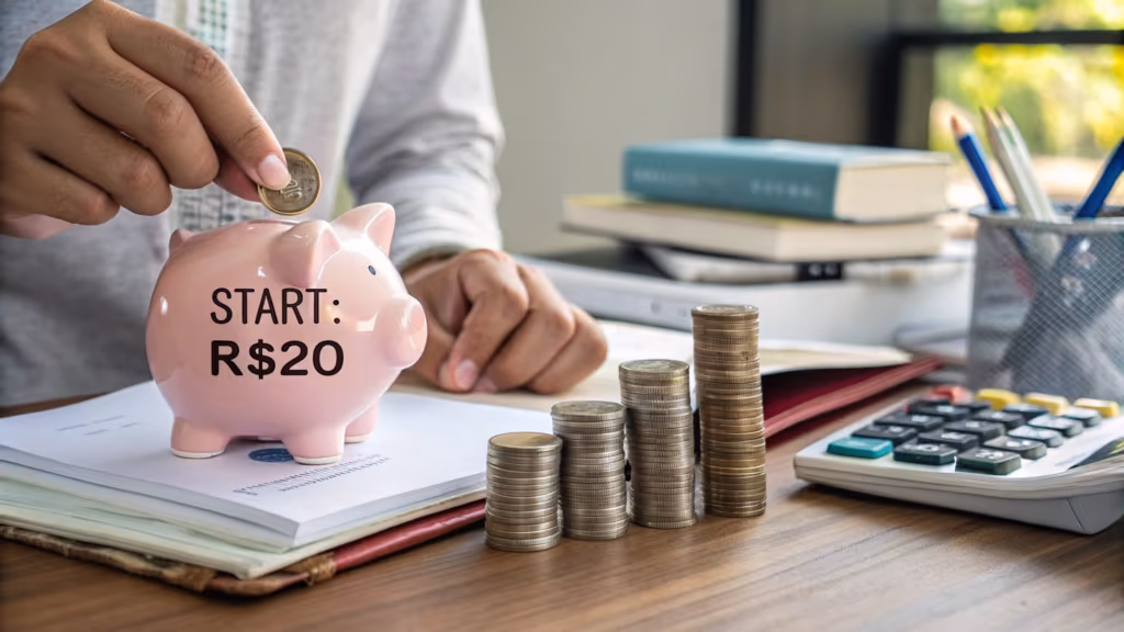 Como juntar mais de R$ 7000 começando com R$ 20 de um jeito que todo mundo consegue