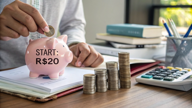 Como juntar mais de R$ 7000 começando com R$ 20 de um jeito que todo mundo consegue