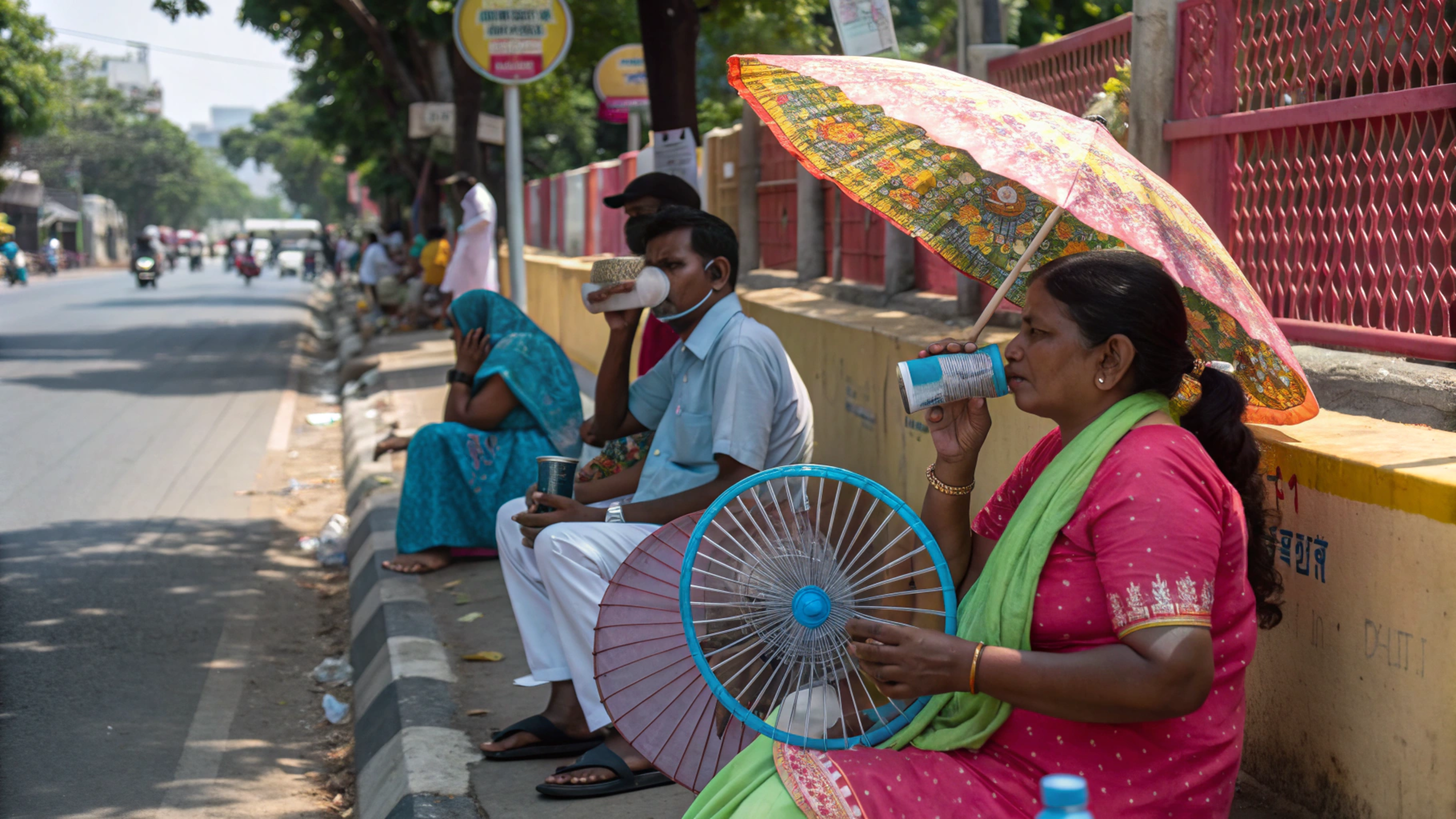 Como os indianos fazem para não “morrer de calor” em temperaturas escaldantes