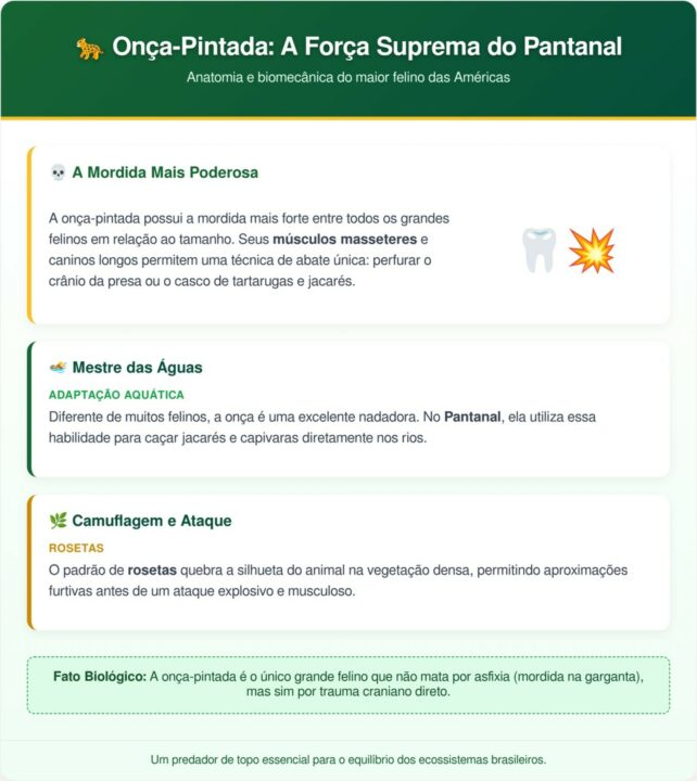 O animal brasileiro que ter uma mordida de mais de 680kg de força