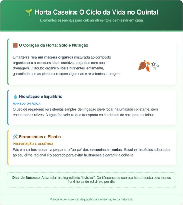 Como transformar um pequeno quintal em uma horta produtiva em poucos meses