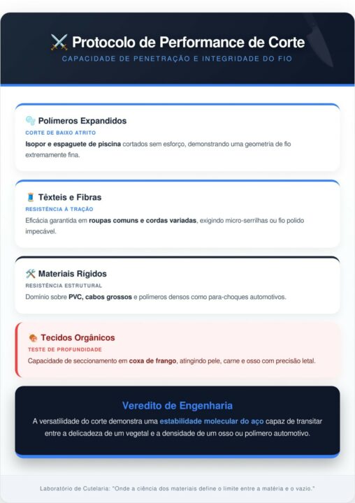 Linda com cerol corta tudo mesmo? Eles colocaram isso a prova