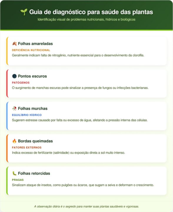 Aprenda ler o que as plantas da sua horta dizem para você a partir das folhas