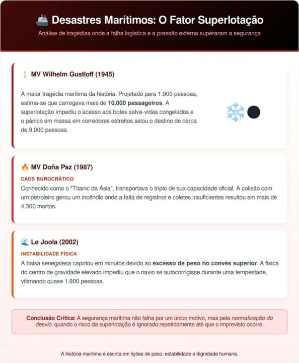 O naufrágio que matou mais pessoas que o Titanic