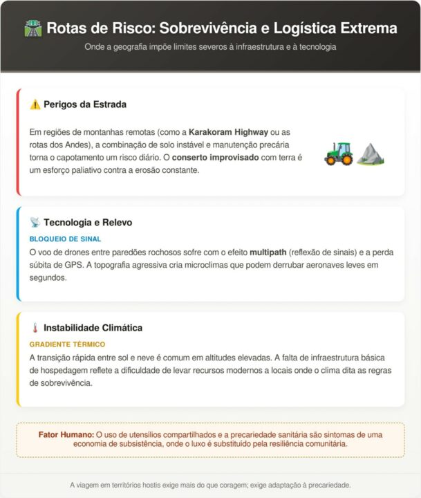 A estrada mais perigosa do mundo que matou várias pessoas