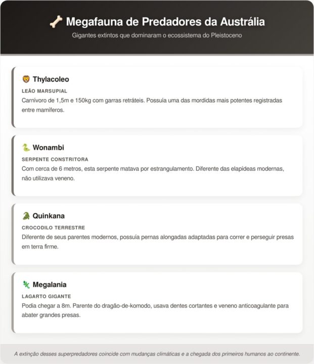 A Austrália na pré-história era o lugar mais assustador na Terra