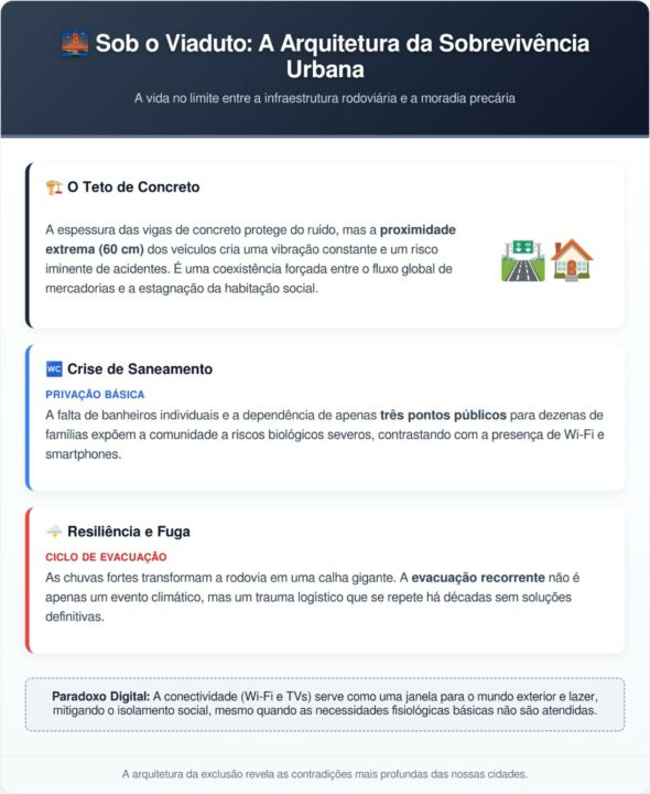 O túnel que abriga mais de 100 famílias nas Filipinas