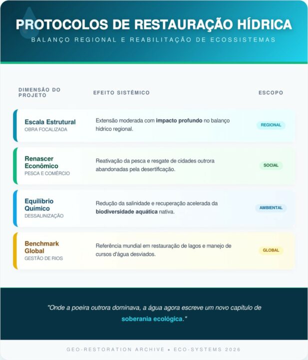 Uma construção que inundou um deserto do tamanho de Santa Catarina