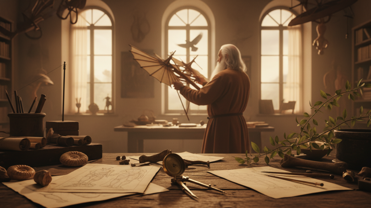 Leonardo da Vinci: "A sabedoria é filha da experiência."