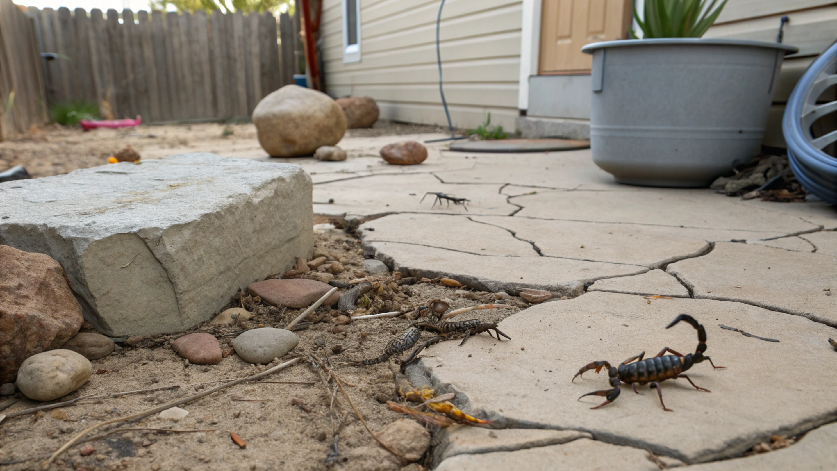 O detalhe no quintal que pode atrair escorpiões sem que os moradores percebam