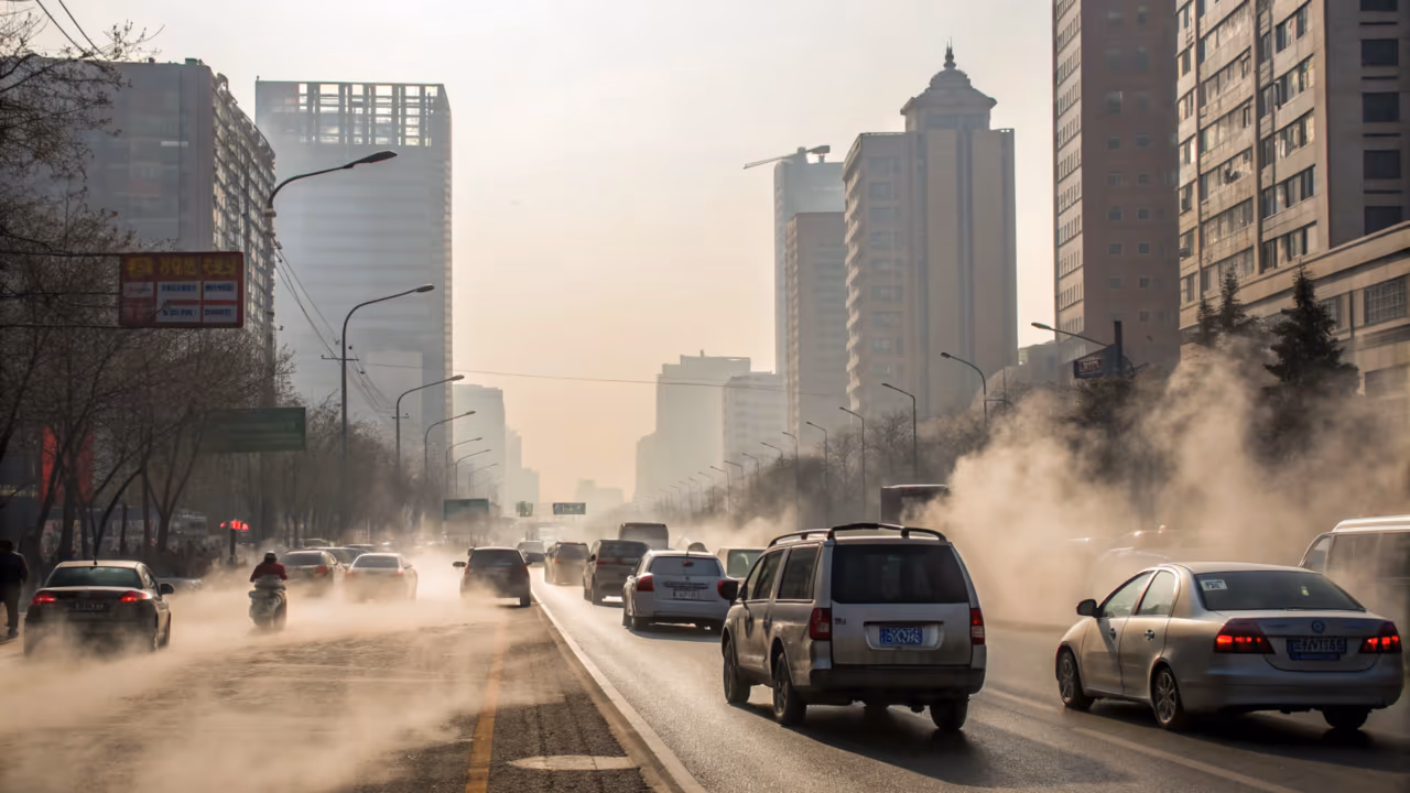 É impossível viver de maneira saudável nessa cidade devido a poluição