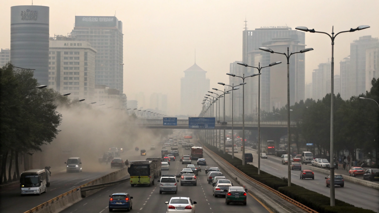 É impossível viver de maneira saudável nessa cidade devido a poluição