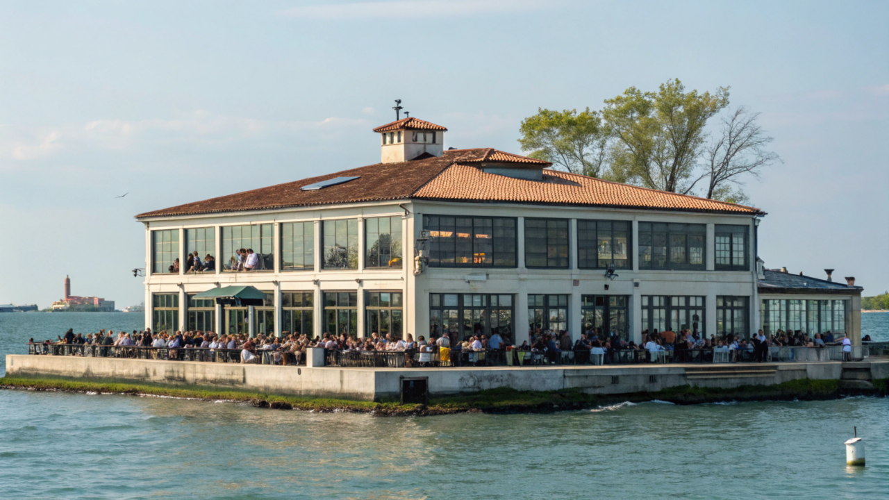 Todos os habitantes desta cidade vivem em apenas um prédio