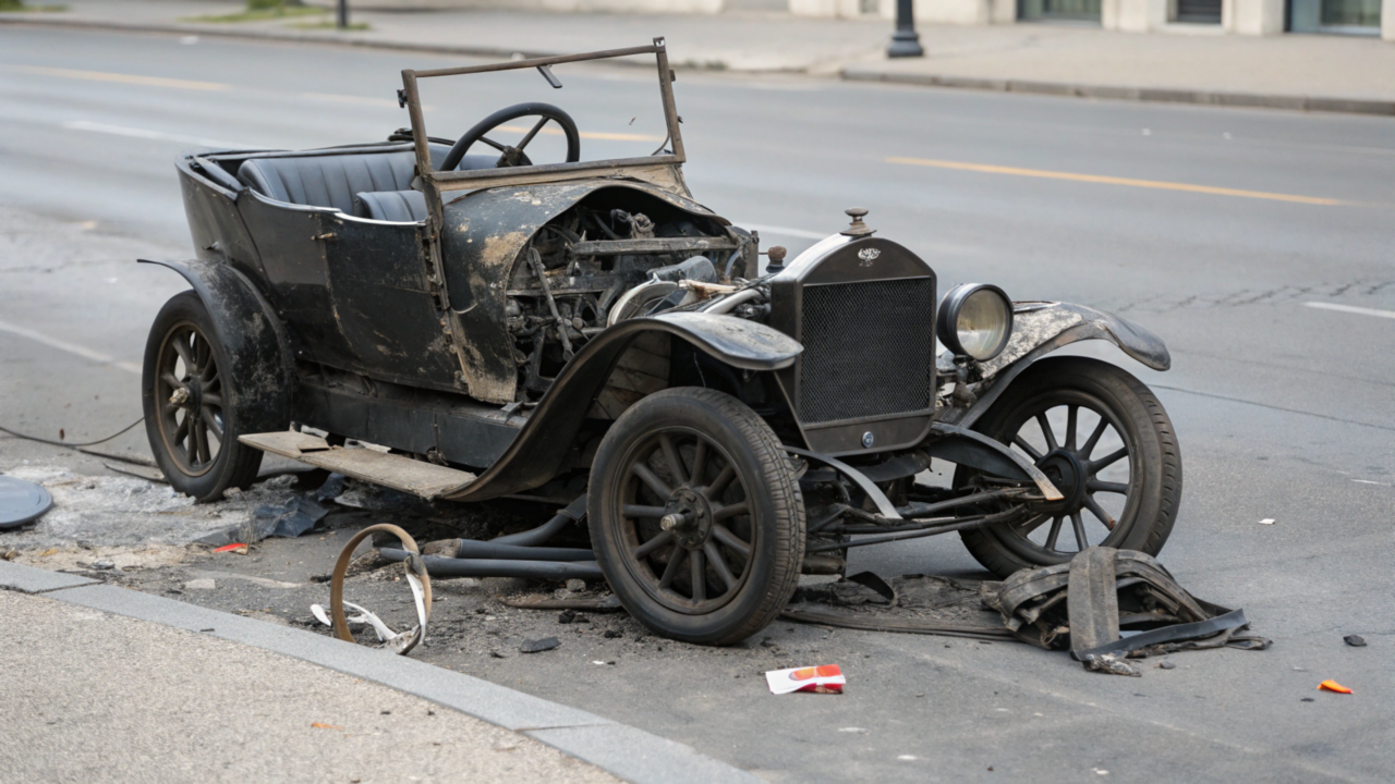 Ele reformou esse carro de mais de 100 anos e o resultado foi impressionante