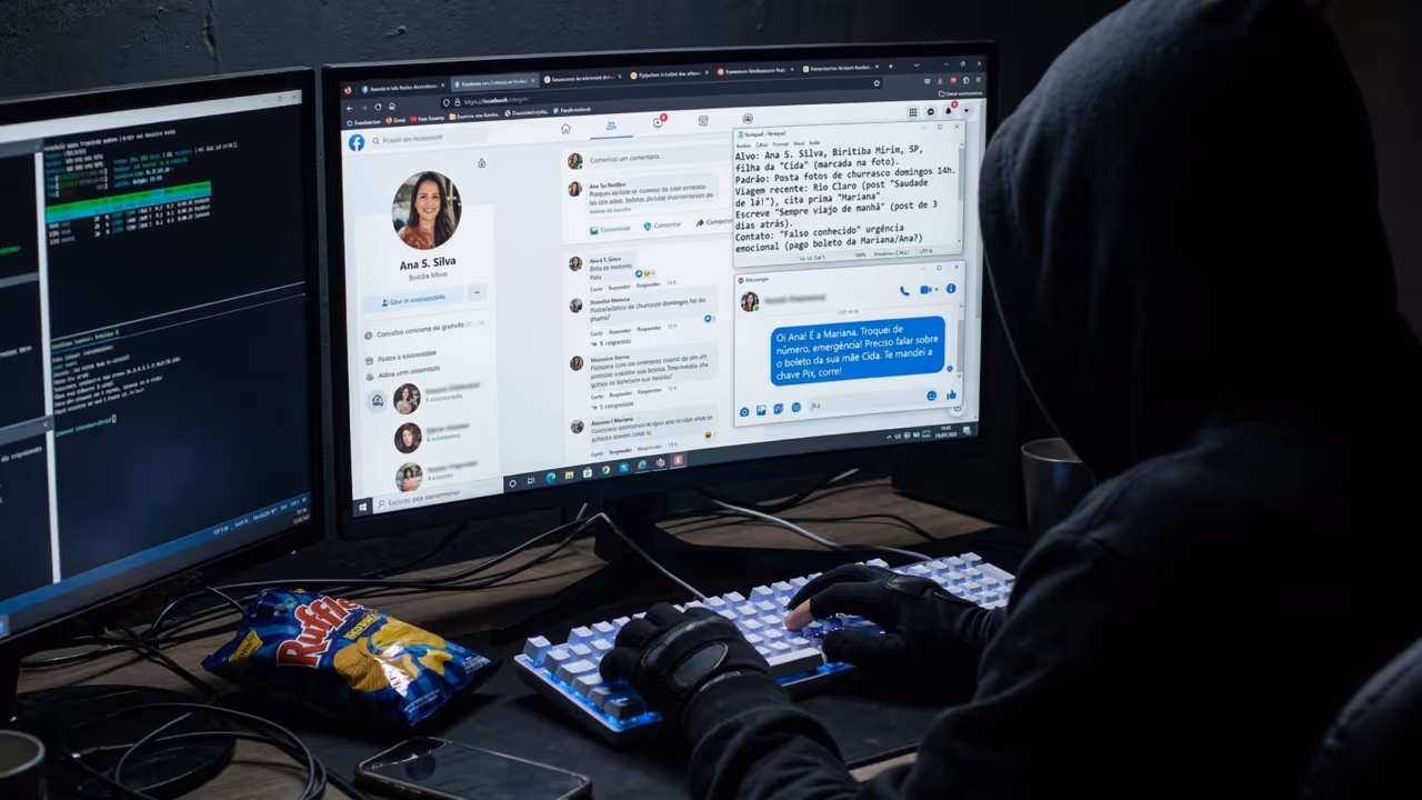 Golpistas estudam suas redes sociais antes de atacar e isso muda tudo