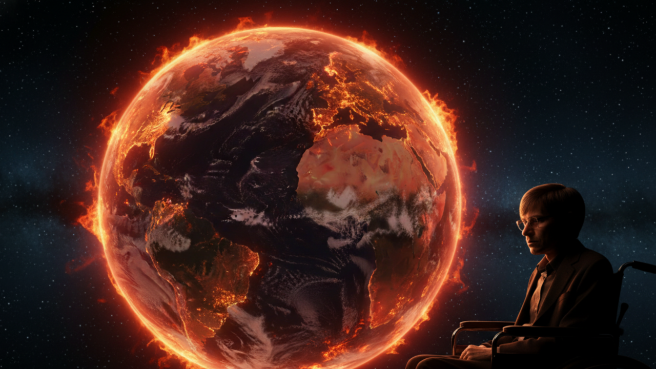 O alerta de Stephen Hawking sobre o colapso da Terra
