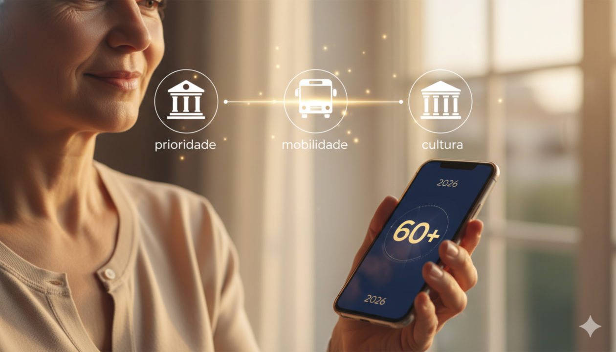Quem completar 60 anos em 2026 vai ter acesso a novas gratuidades e direitos