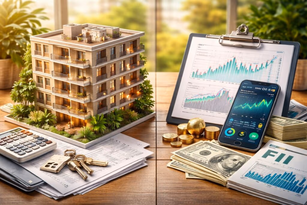 Investir em tijolo físico ou financeiro?