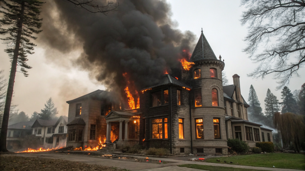 Eles compraram uma mansão queimada por mais de U$ 1 milhão e o resultado da reforma foi surpreendente