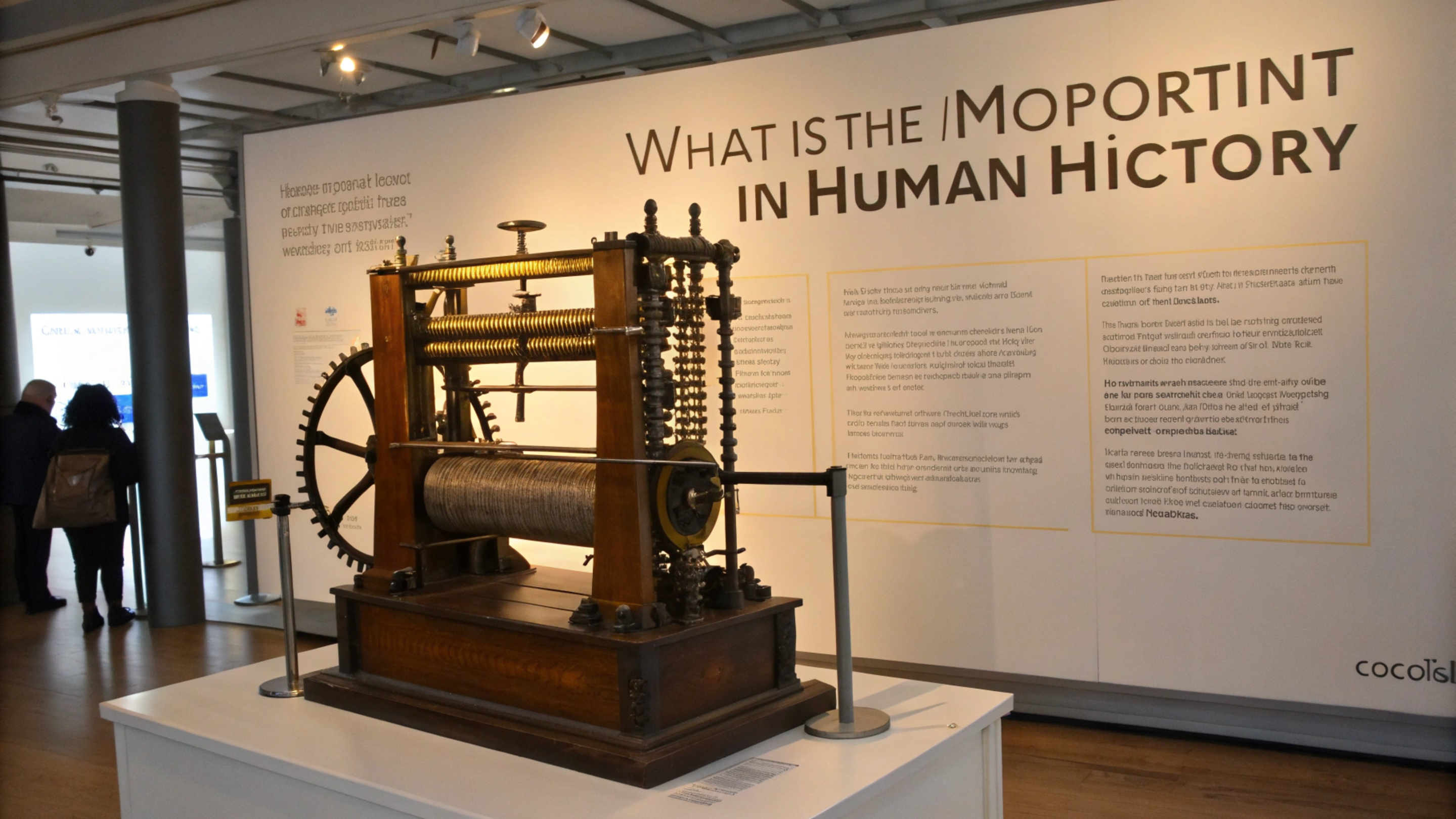 A máquina mais importante da história da humanidade