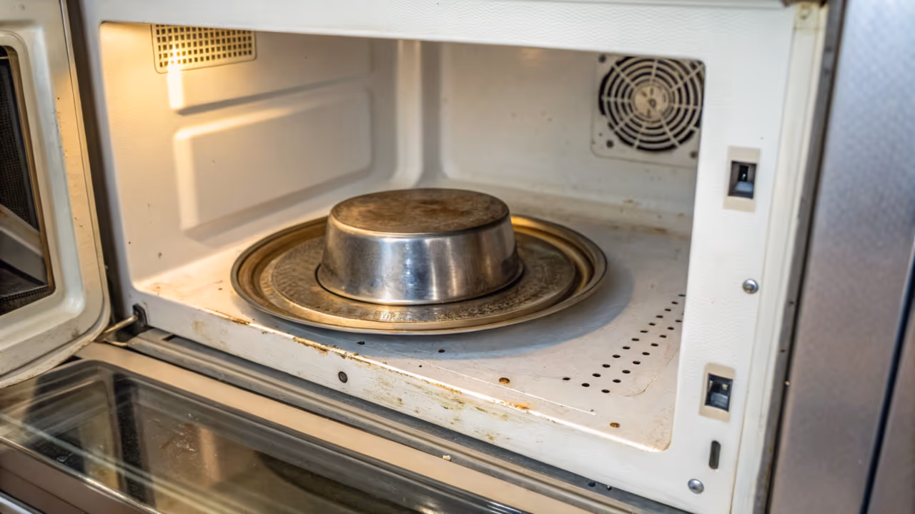 O que acontece se você colocar metal no micro-ondas