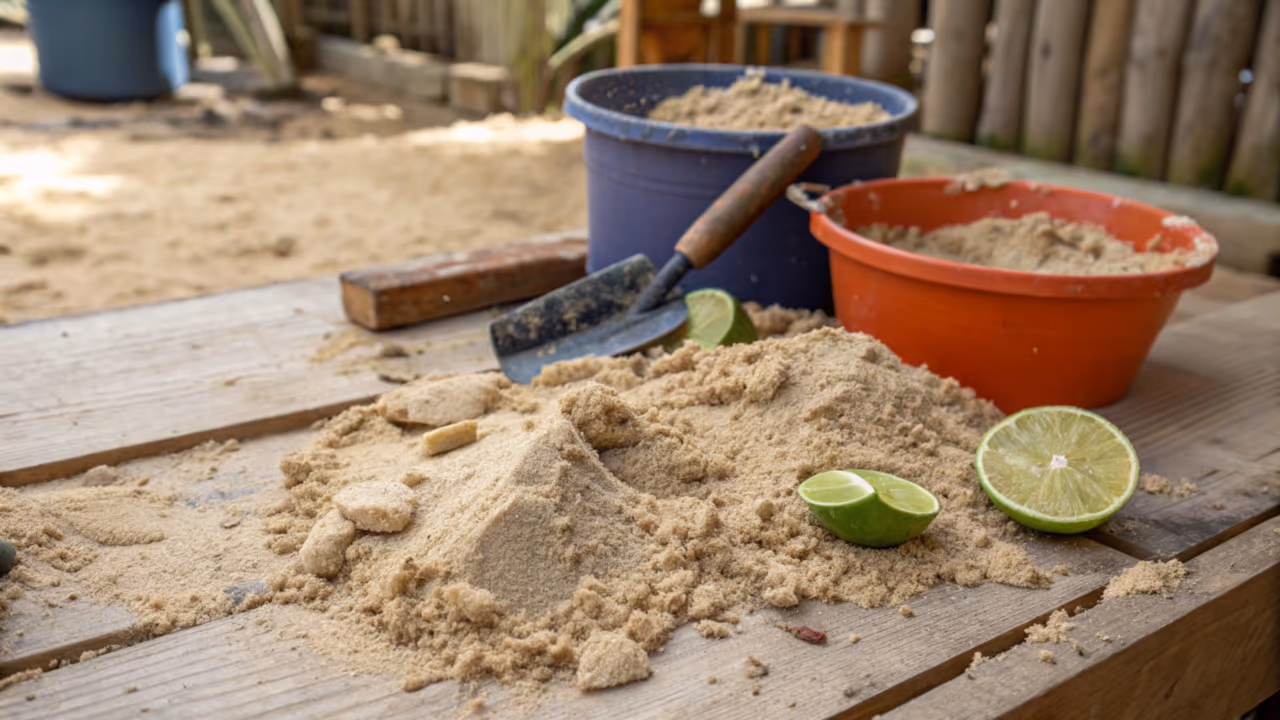Como uma simples mistura de cal e areia em pontos estratégicos mata o esconderijo das aranhas marrons