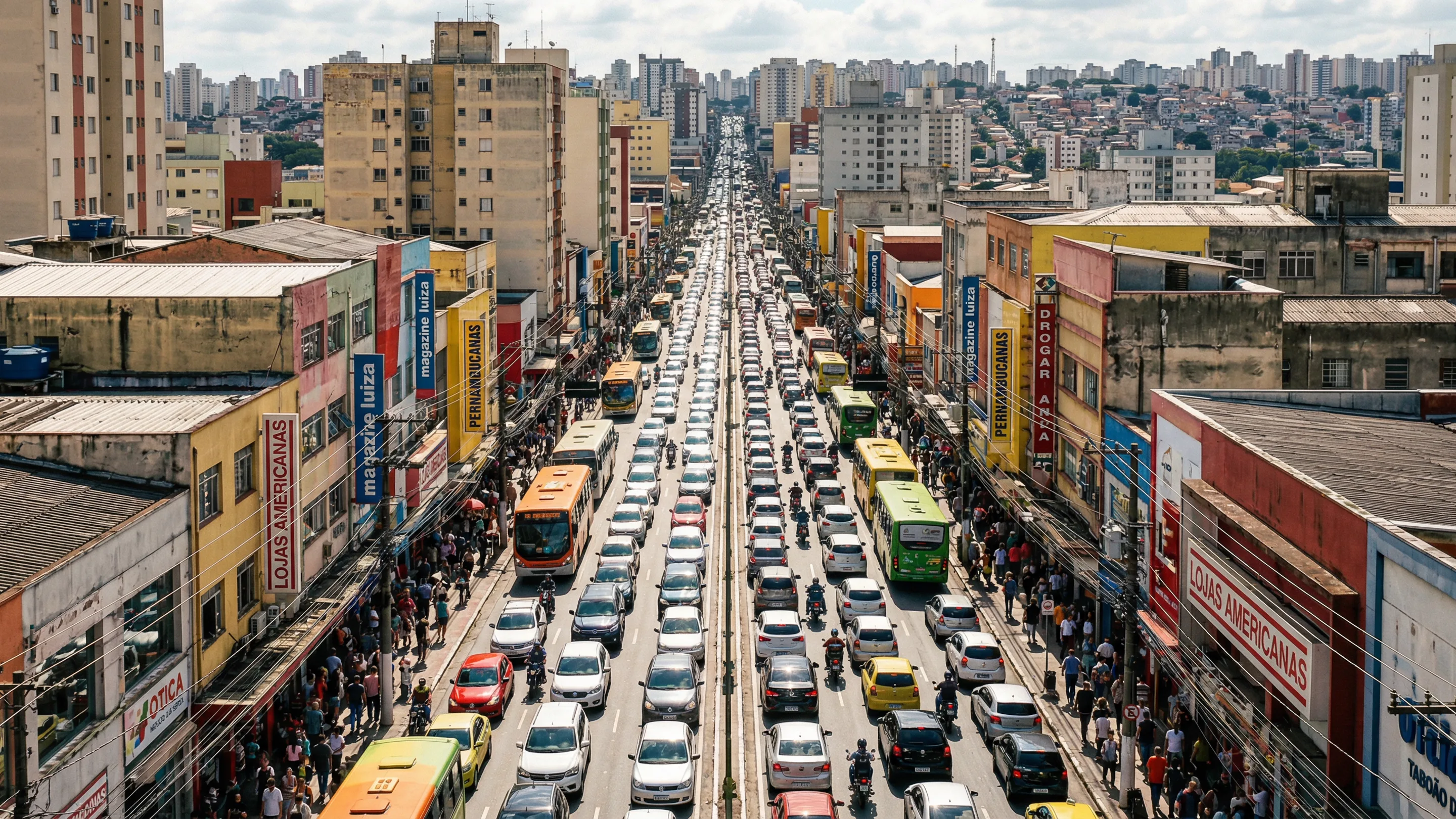 13 mil pessoas por km² e nenhuma área rural: a cidade mais “apertada” do Brasil tem seu próprio Cristo Redentor