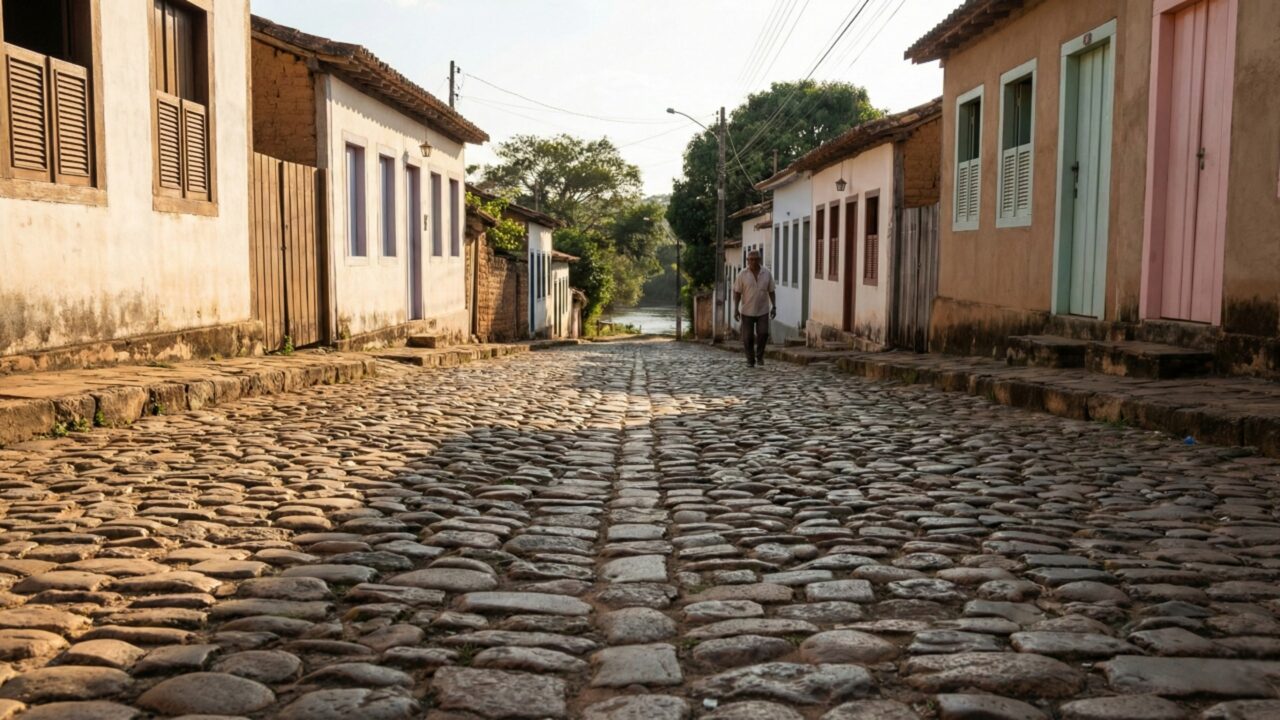 A cidade de pedra no coração do Brasil que parou no século 18 e parece cenário de novela com tranquilidade
