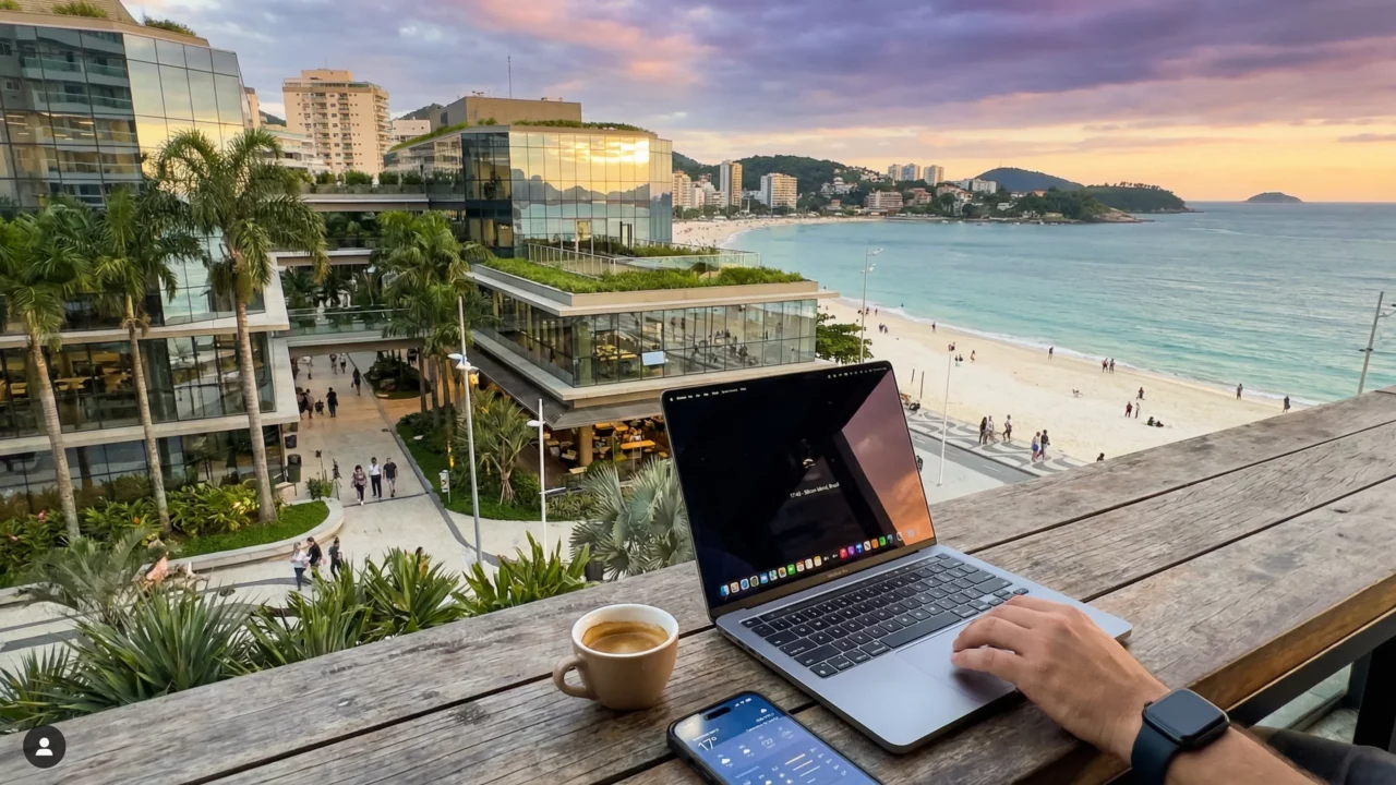 A Ilha do Silício brasileira tem 100 praias, 25% da economia em tecnologia e qualidade de vida que o mundo inteiro quer copiar