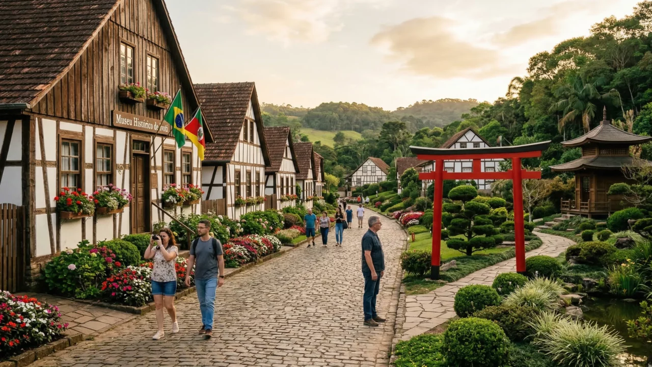 Brasil, Alemanha e Japão em uma cidade e ela ainda é uma das melhores para se viver