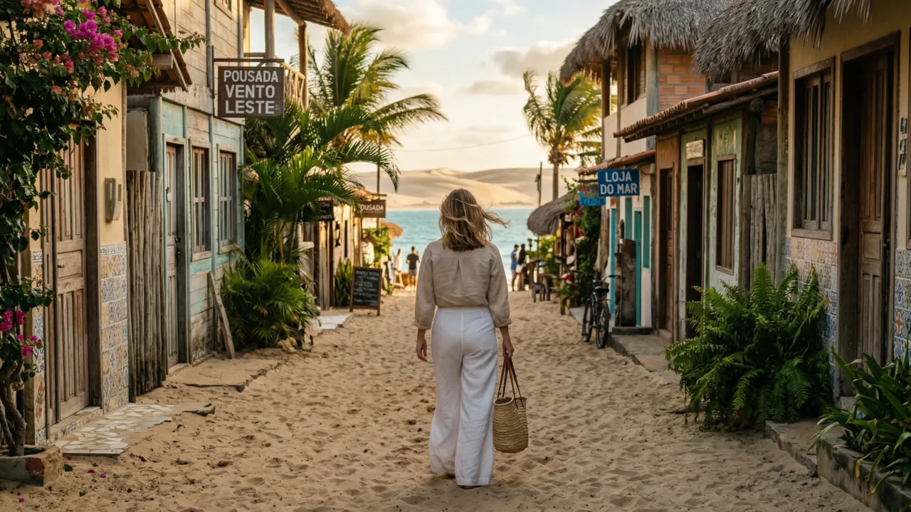 Ruas de areia e céu sem postes de luz: a vila nordestina eleita uma das praias mais bonitas do mundo