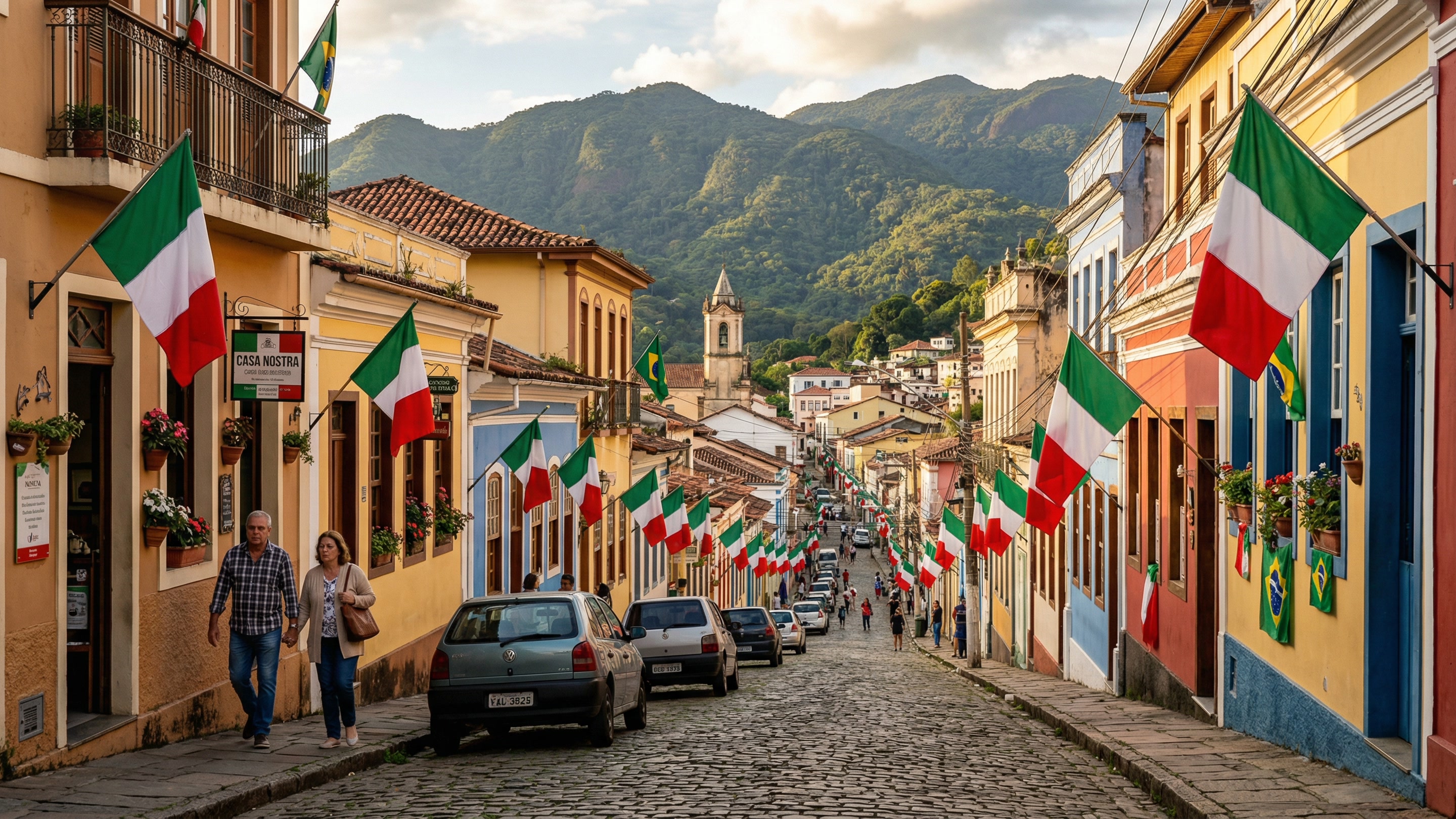 A primeira cidade italiana do Brasil nasceu de uma lei e tem 90% de seus moradores ligados às raízes da Itália