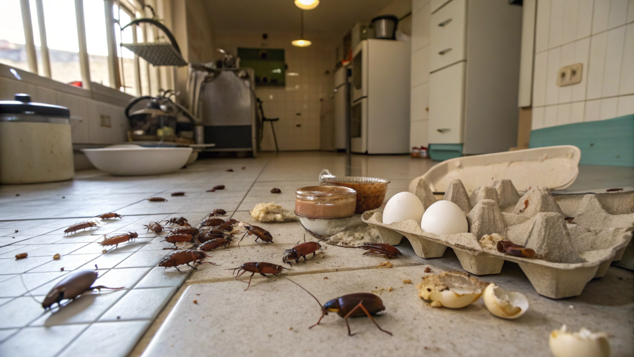 Como identificar rapidamente se há um ninho de baratas escondido na cozinha