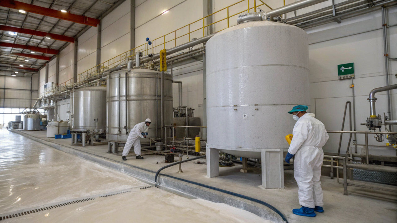 O incrível processo de produção da soda caustica
