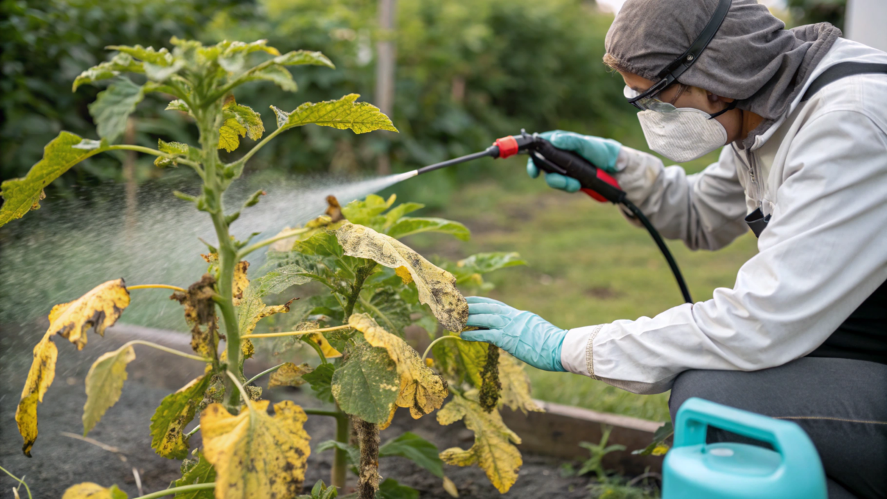 Mistura natural usada por jardineiros para afastar pragas de hortas e jardins