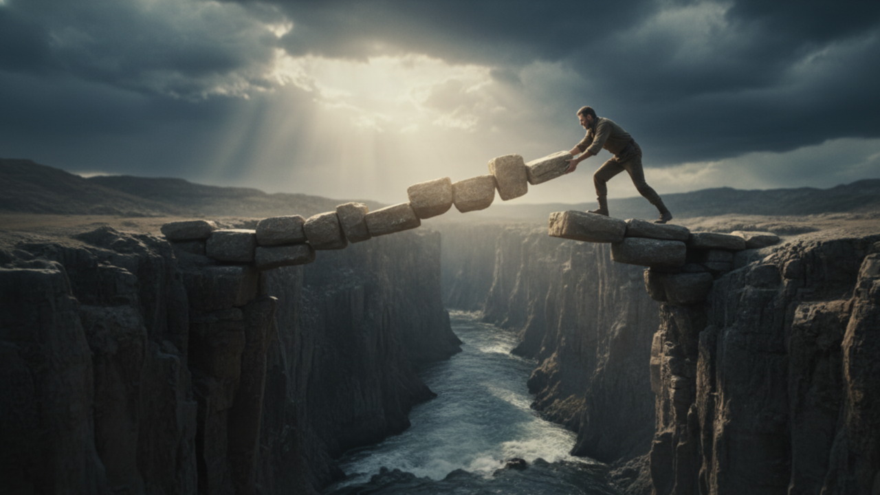 Nietzsche: "Ninguém pode construir para ti a ponte sobre a qual deves passar pelo rio da vida, ninguém exceto tu mesmo."