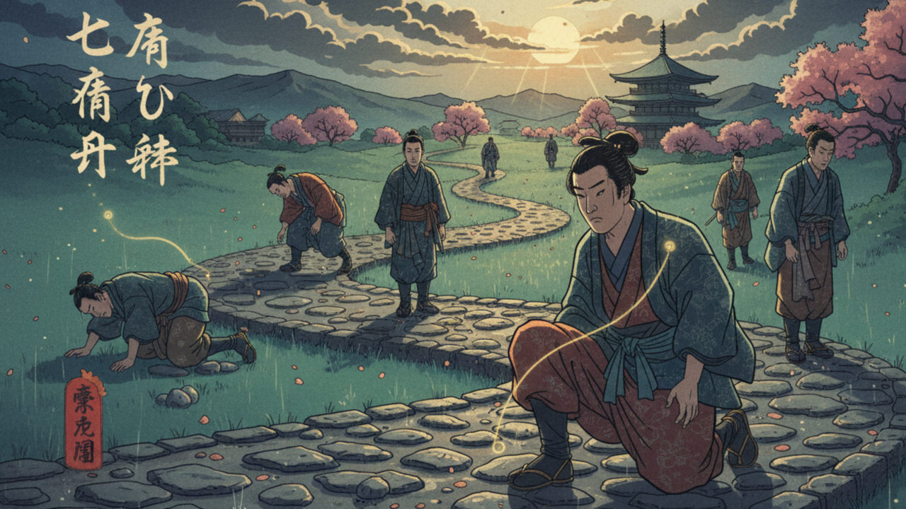 Provérbio japonês: “A queda faz parte da caminhada de quem aprende a se levantar”
