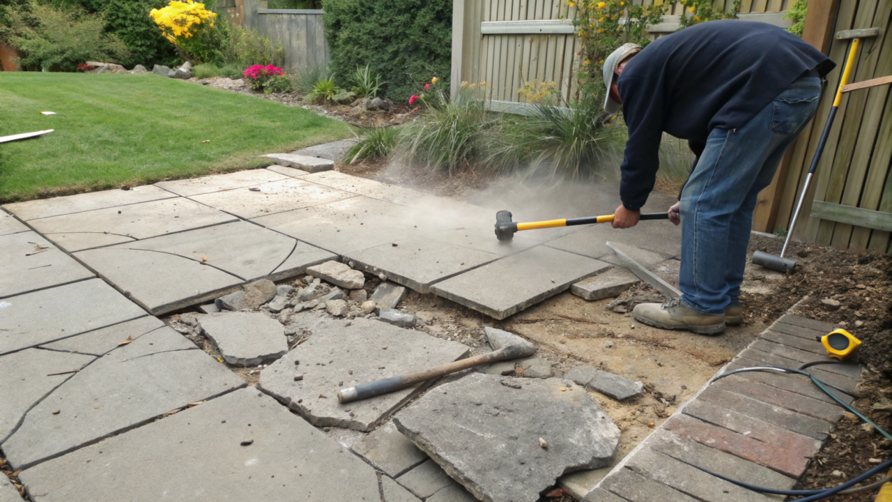 Este pedreiro mudou seu quintal do lixo ao luxo gastando muito pouco