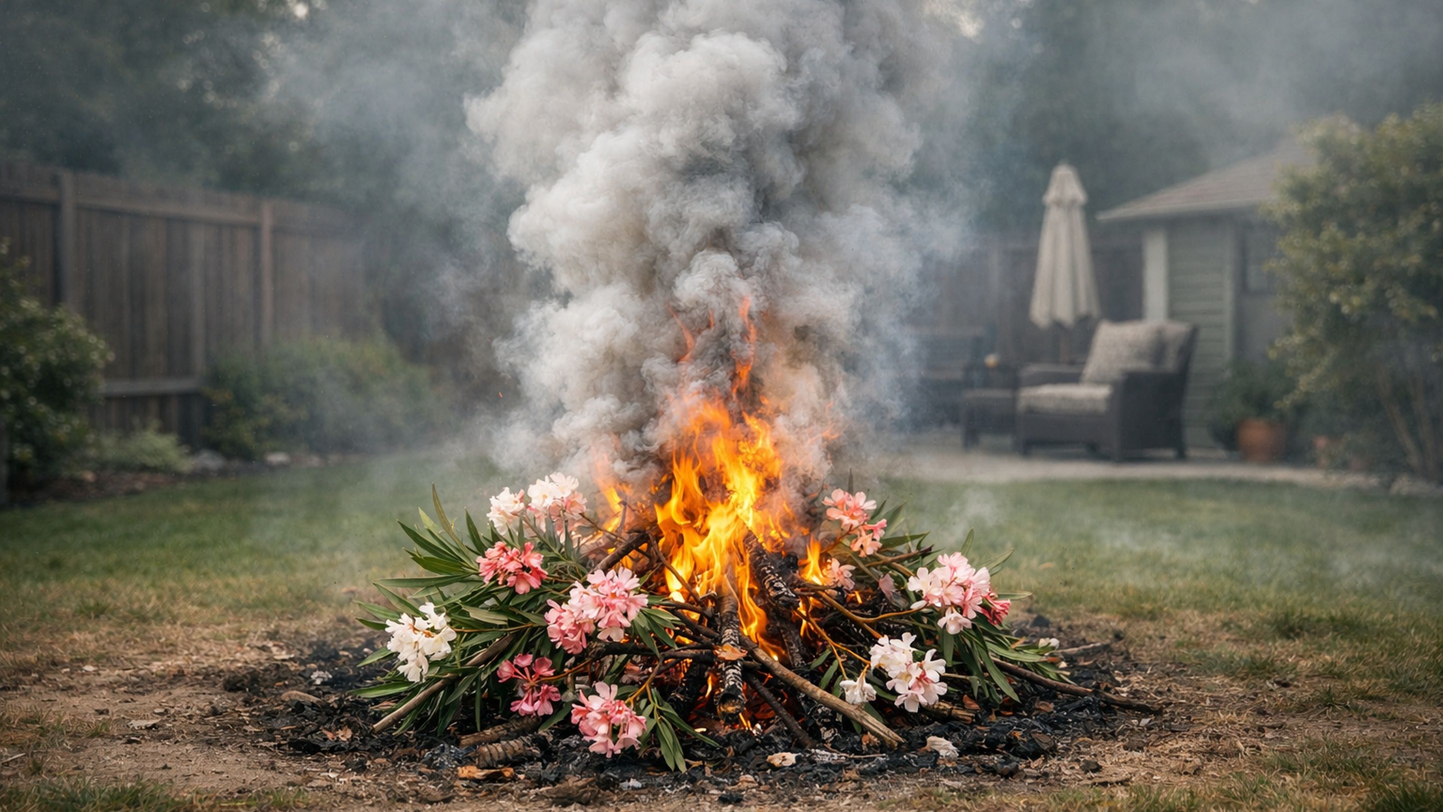 A planta que libera gás tóxico quando queimada e está em quase todos os quintais do Brasil