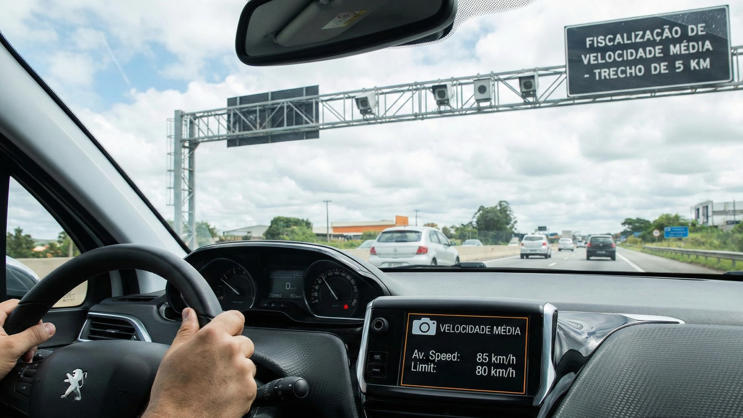 Adeus freada no radar: como a velocidade média no trecho pega o comportamento real e muda o trânsito de vez