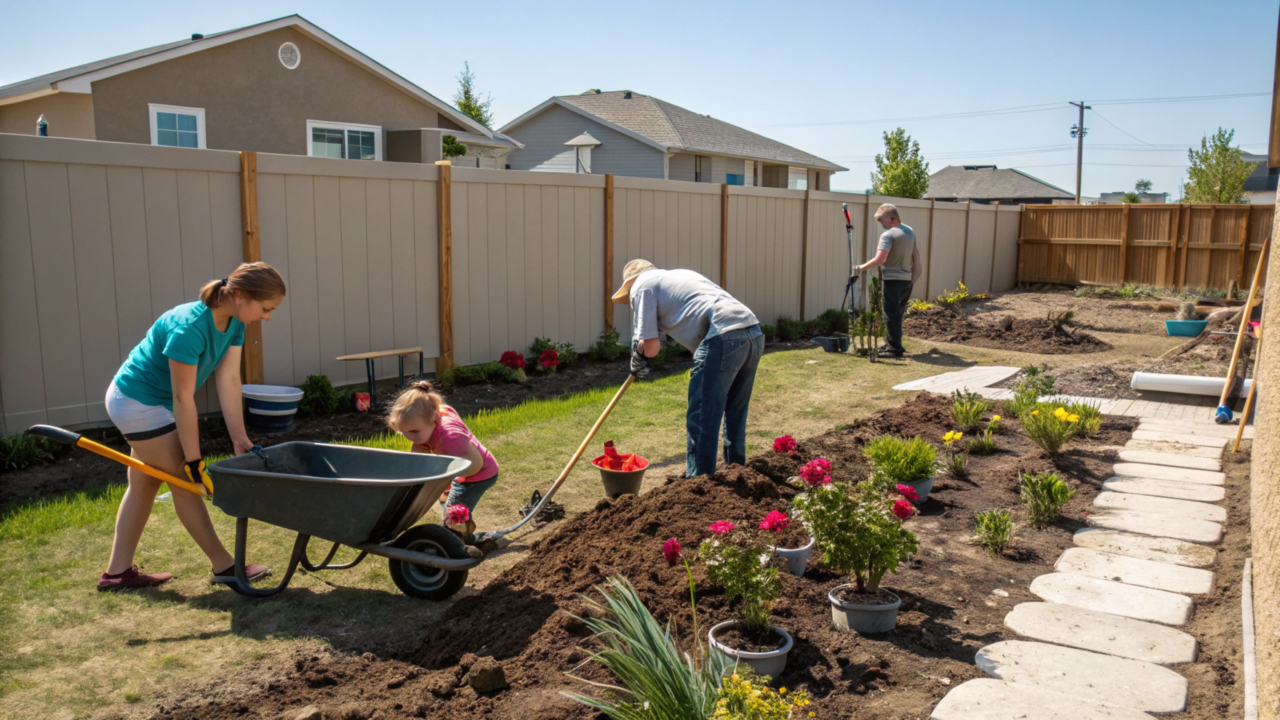 Cobraram mais de U$ 100 mil dólares para fazer esse quintal, então ele fez por conta própria