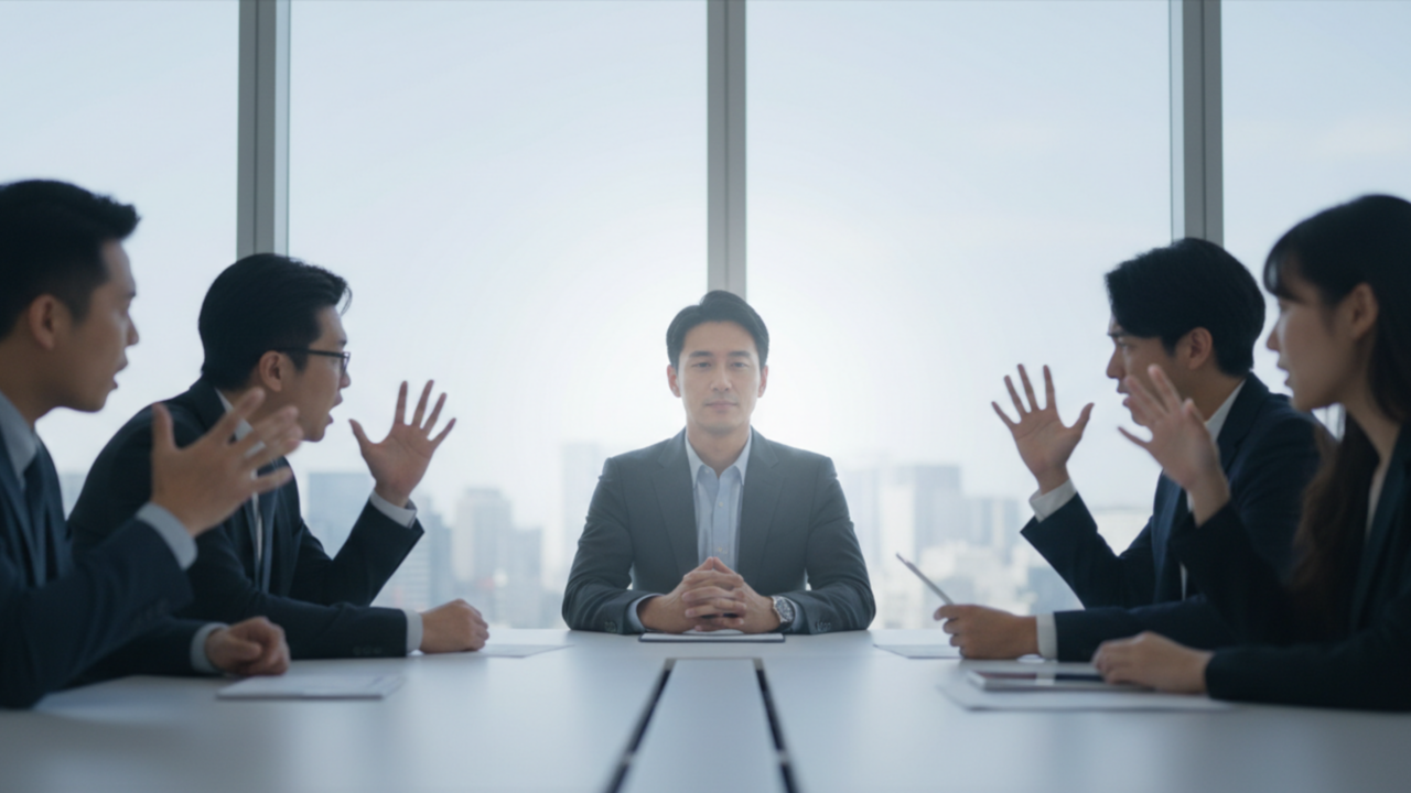 Provérbio japonês: "O falcão talentoso esconde as garras."