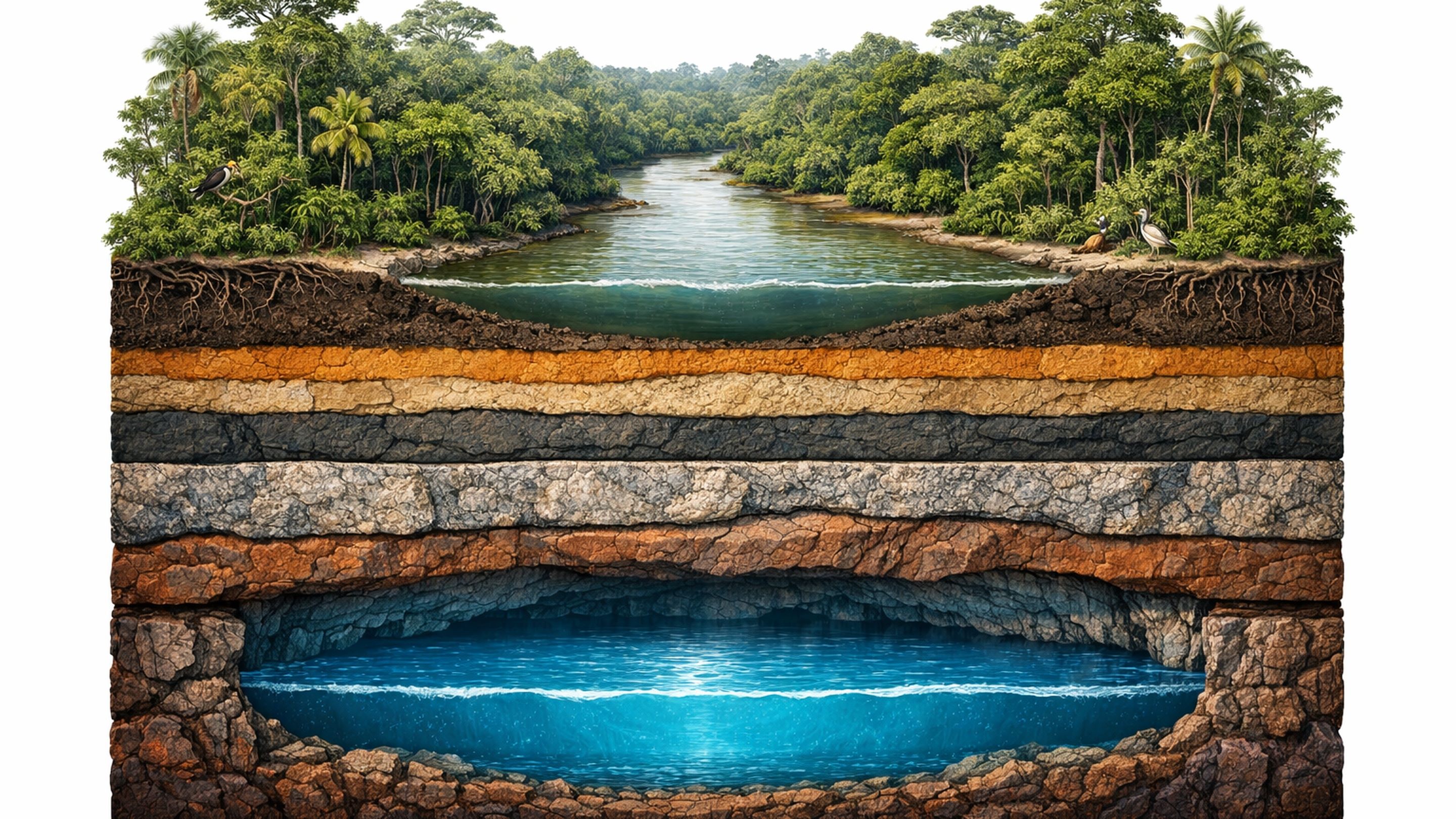 Existe um rio subterrâneo abaixo do Amazonas e ele pode mudar tudo o que você sabe sobre a região